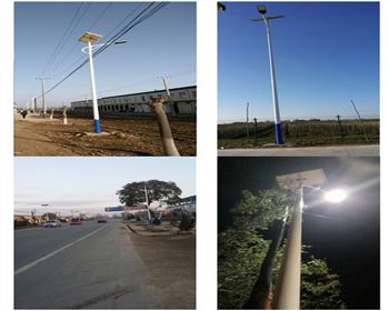 太陽能路燈-慶陽寧縣項(xiàng)目圖片