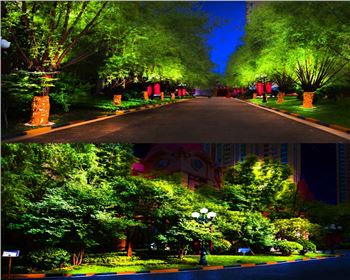 小區(qū)廣場節(jié)日亮化